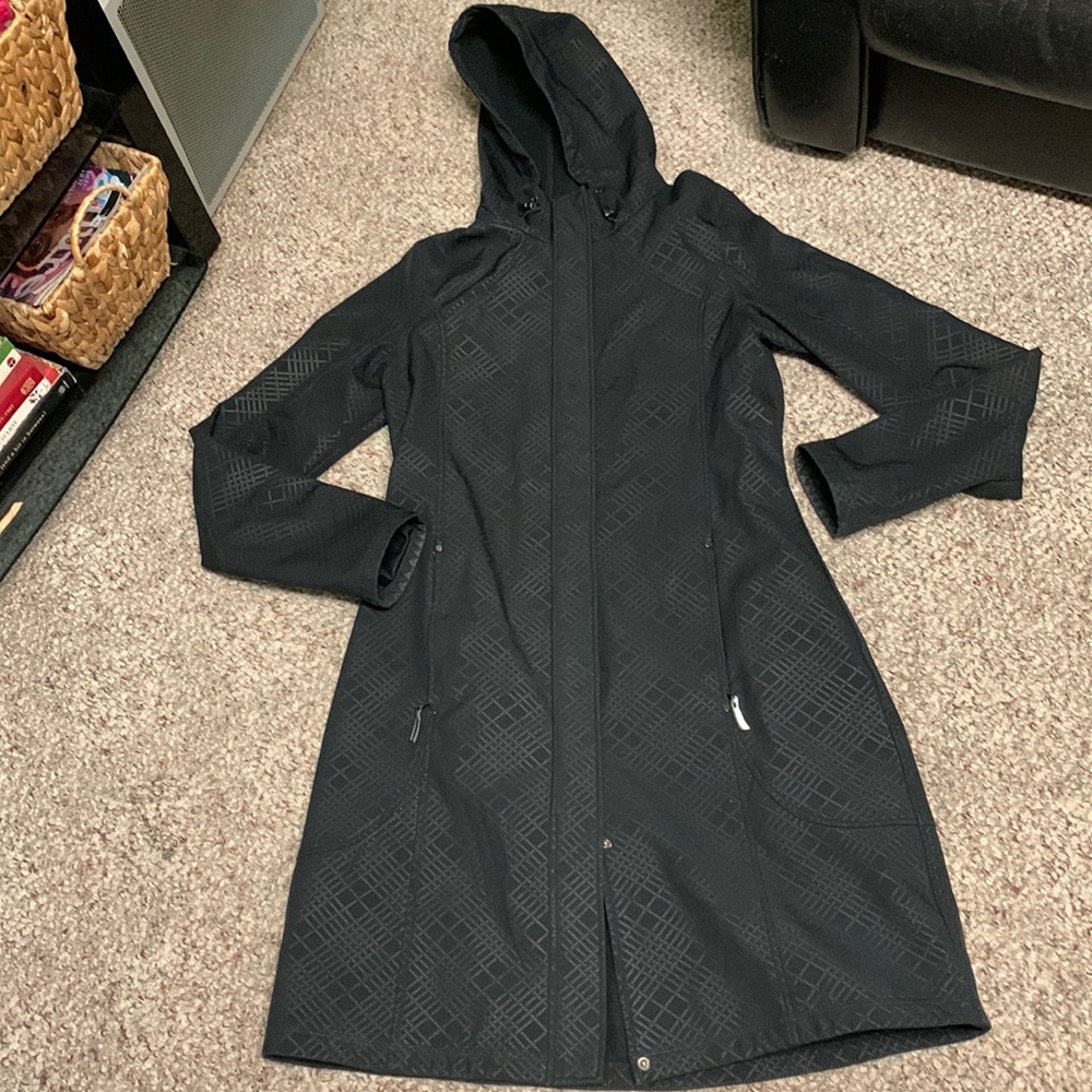 Long hooded fall / Shell jacket